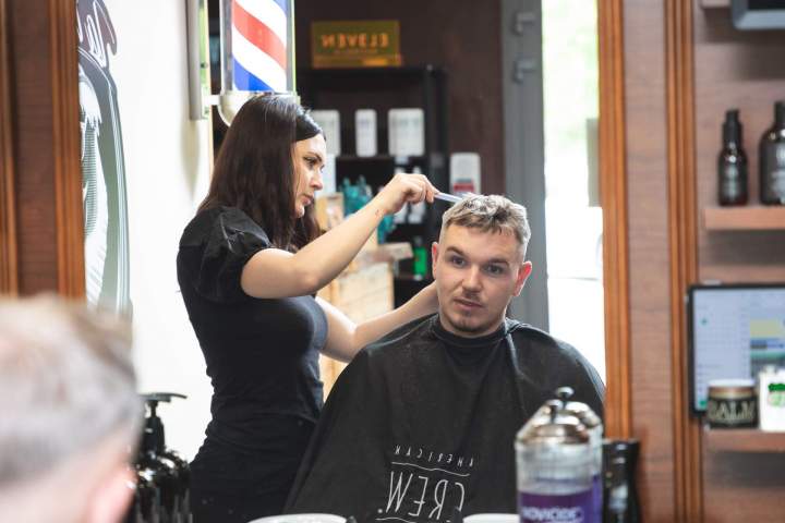 Salon de coiffure dédié aux hommes